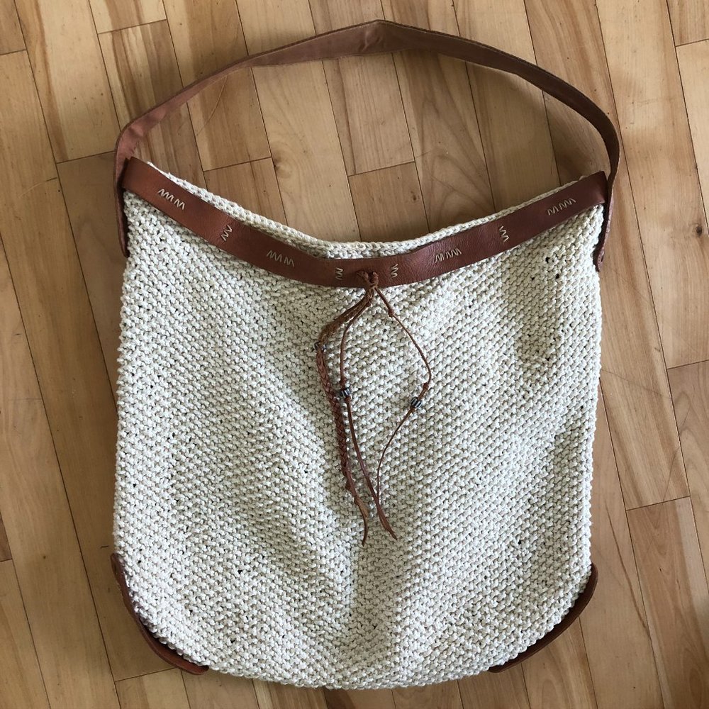 Lucky Brand Crochet Hobo Bag